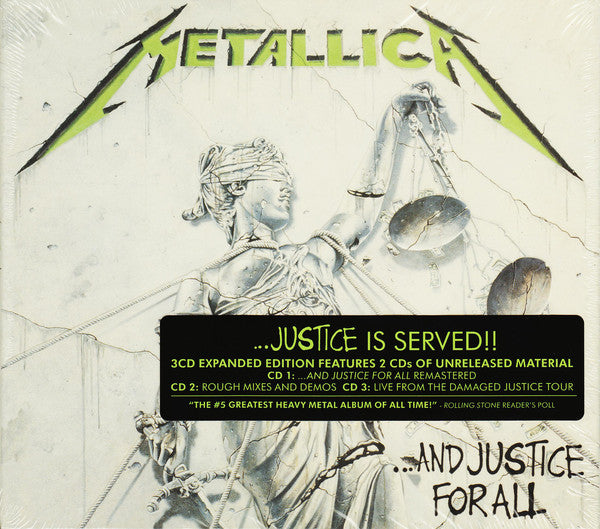 CD x 3 Metallica ‎· ...And Justice For All