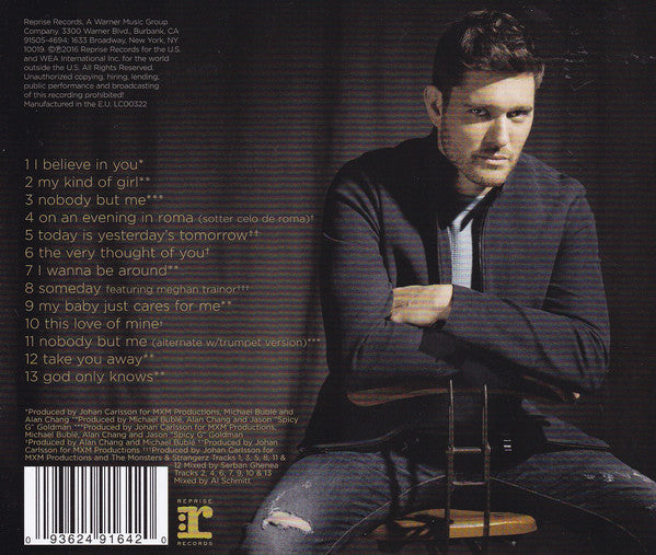 CD Michael Bublé ‎– Nobody But Me