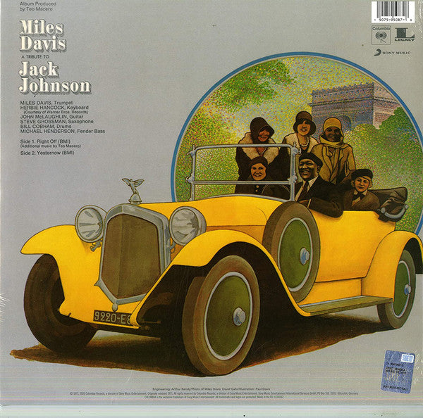 LP Miles Davis ‎– A Tribute To Jack Johnson