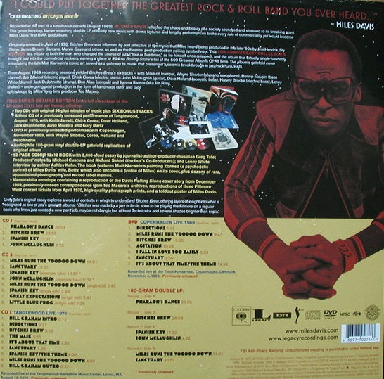 LP X2 + CD + DVD Miles Davis – Bitches Brew