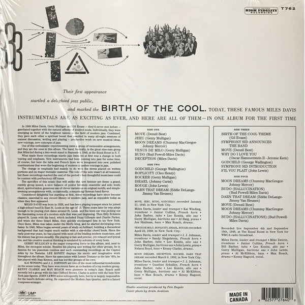 LP X2 Miles Davis – The Complete Birth Of The Cool