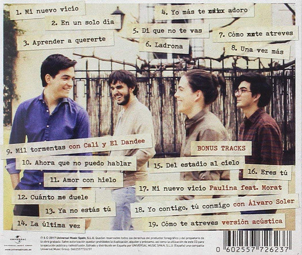 CD Morat  ‎– Sobre El Desamor Y Sus Efectos Secundarios... Y Unas Cuantas Cosas Más