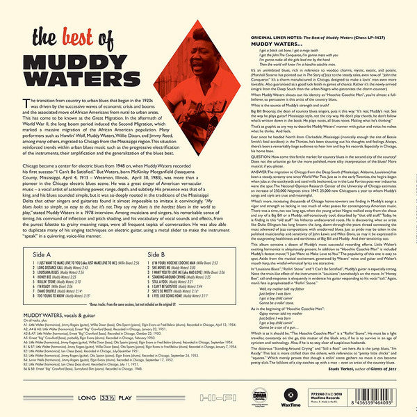 LP Muddy Waters ‎– The Best Of Muddy Waters