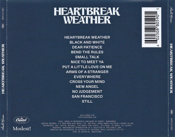 CD Niall Horan ‎– Heartbreak Weather