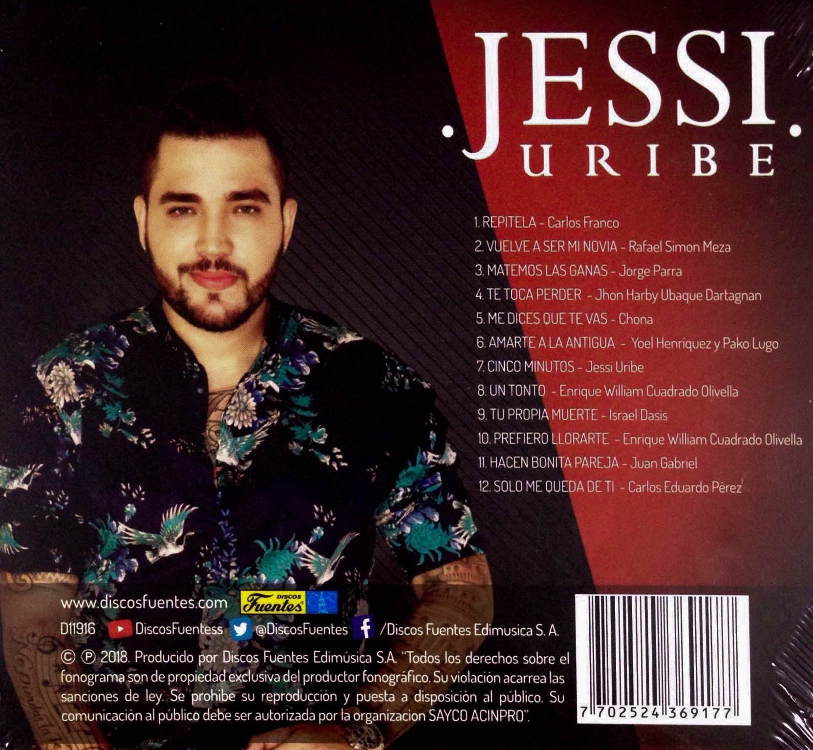 CD Jessi Uribe - Grandes Éxitos