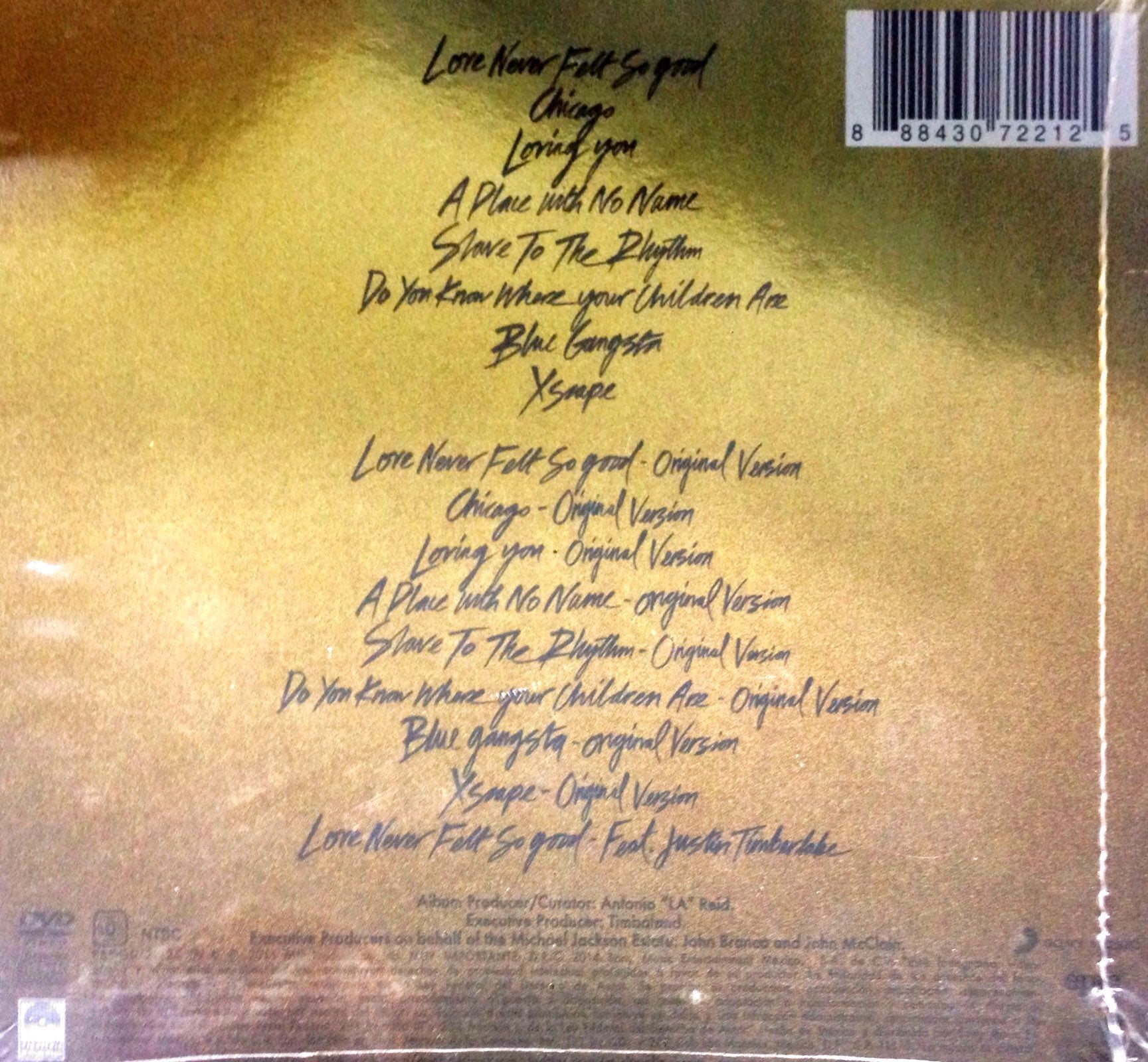 CD+DVD  Michael Jackson - Xscape Deluxe Edition