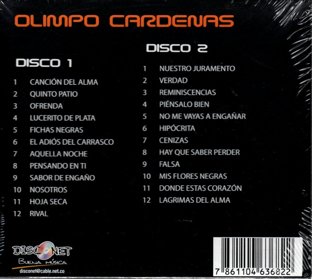 CD X2 Olimpo Cárdenas - Coleccion Por Siempre Bohemio