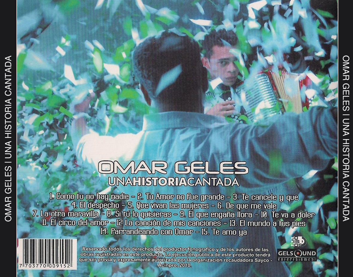 CD Omar Geles - Una Historia Cantada