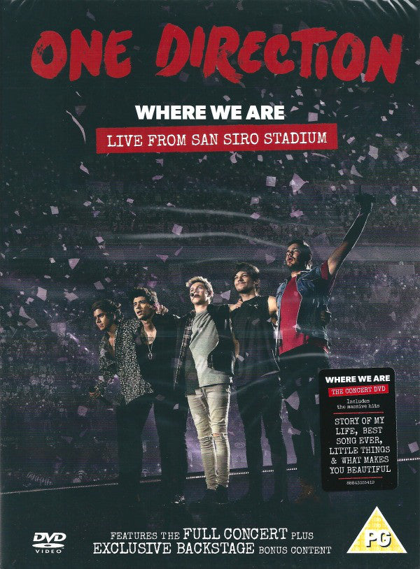 DVD One Direction ‎– Where We Are (Live From San Siro Stadium)