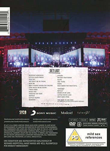 DVD One Direction ‎– Where We Are (Live From San Siro Stadium)