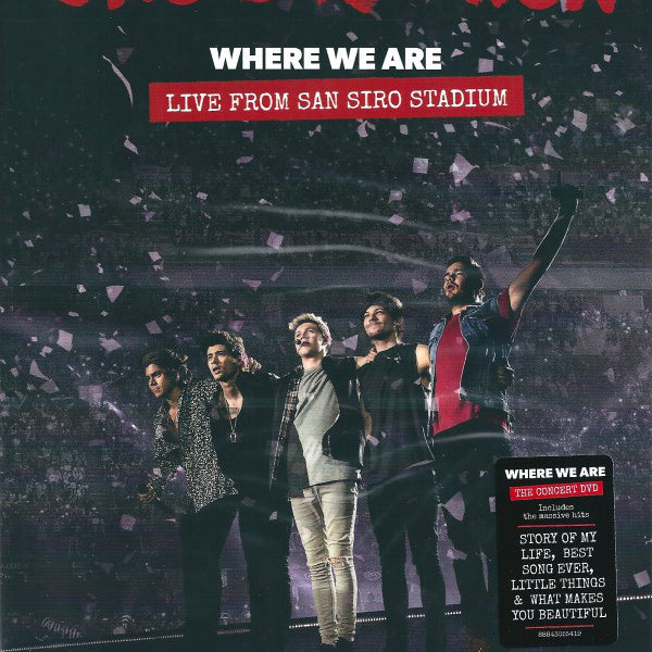 DVD One Direction ‎– Where We Are (Live From San Siro Stadium)