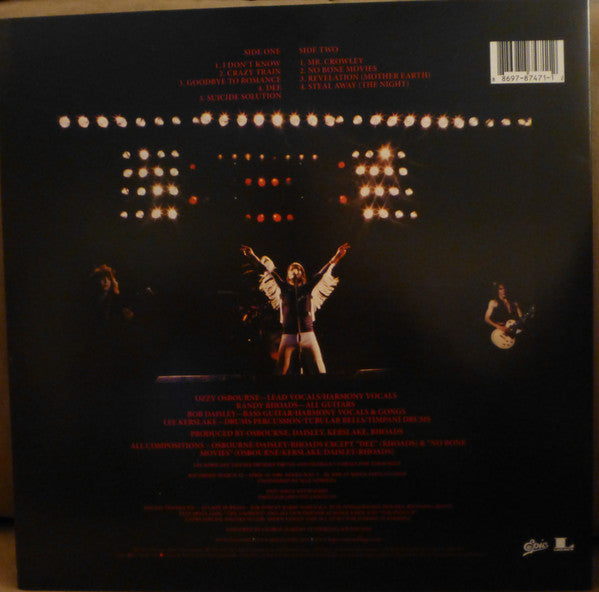LP Ozzy Osbourne ‎– Blizzard Of Ozz