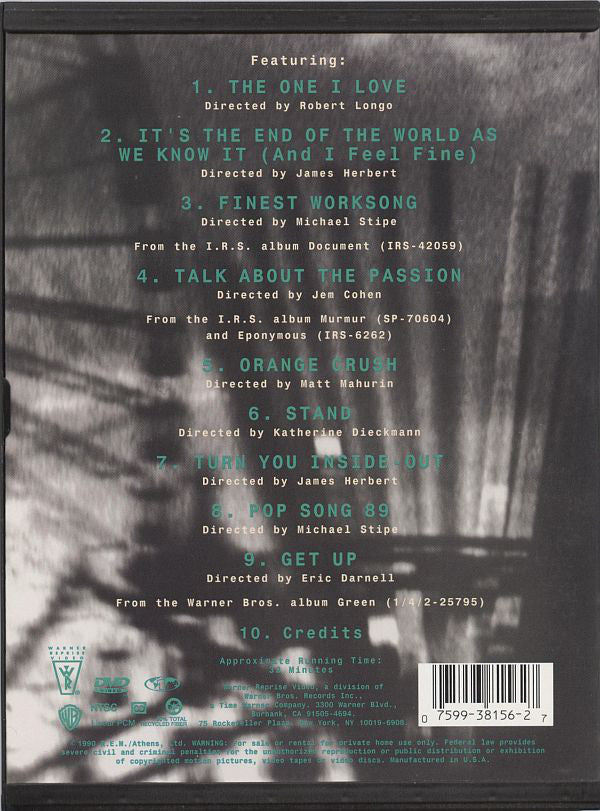DVD- R.E.M. ‎– Pop Screen