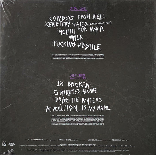 LP Pantera ‎– History Of Hostility
