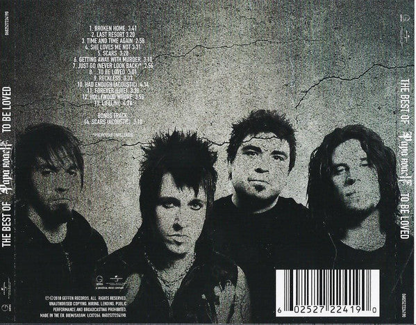 CD Papa Roach ‎– The Best Of Papa Roach: To Be Loved.