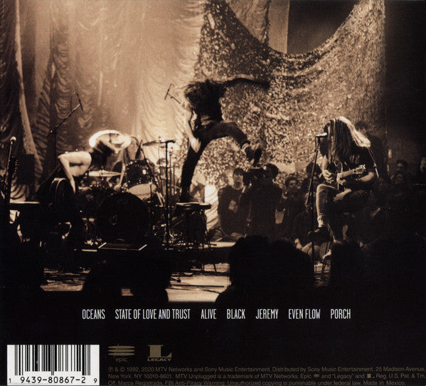 CD Pearl Jam ‎– MTV Unplugged
