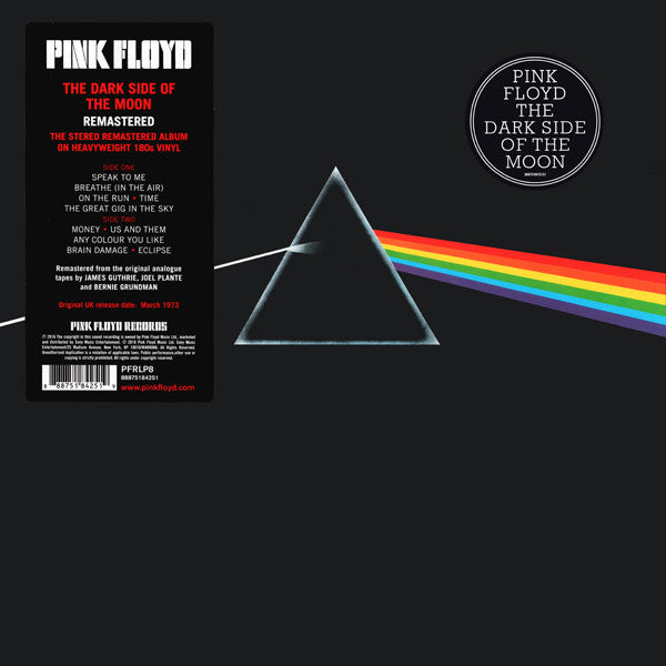 LP x2 Pink Floyd ‎– The Dark Side Of The Moon