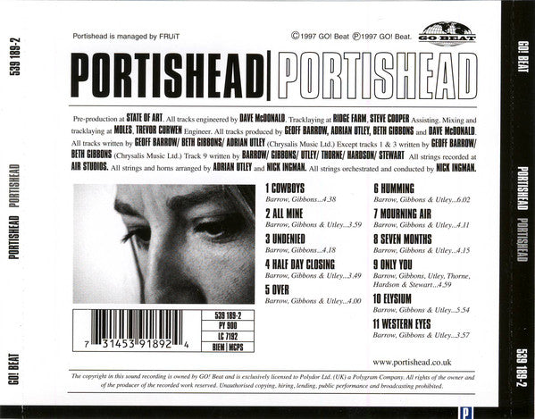 CD Portishead – Portishead