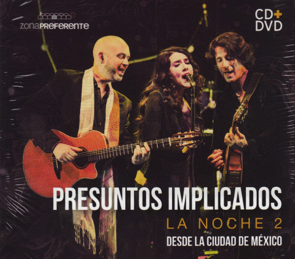 CD + DVD Presuntos Implicados – La Noche 2 (Desde La Ciudad de México)