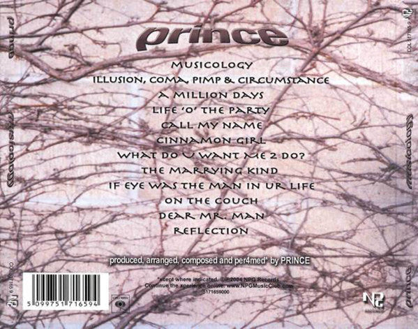 CD Prince ‎– Musicology