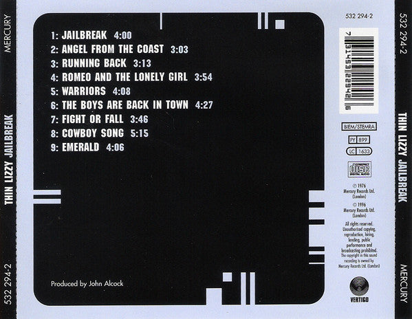 CD Thin Lizzy – Jailbreak