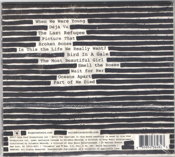 CD Roger Waters ‎– Is This The Life We Really Want?