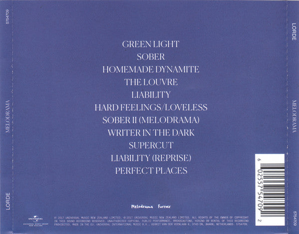 CD Lorde – Melodrama