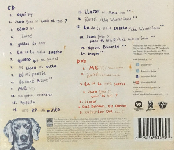 CD+DVD Jesse Y Joy ‎– ¿Con Quién Se Queda El Perro?