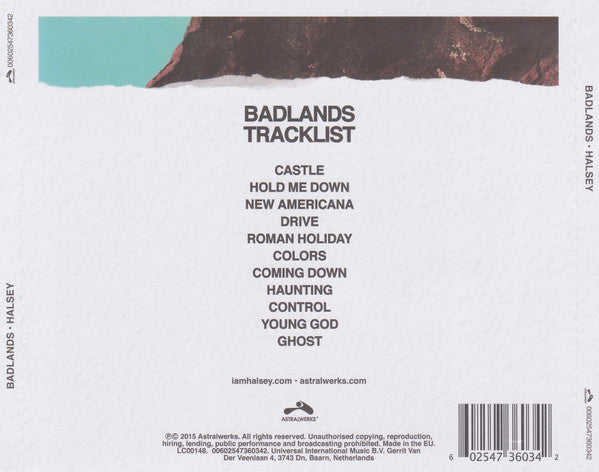 CD Halsey ‎– Badlands