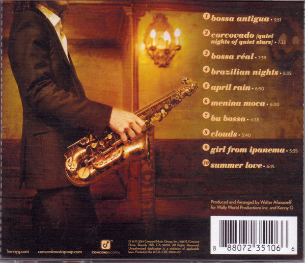 CD Kenny G ‎– Brazilian Nights