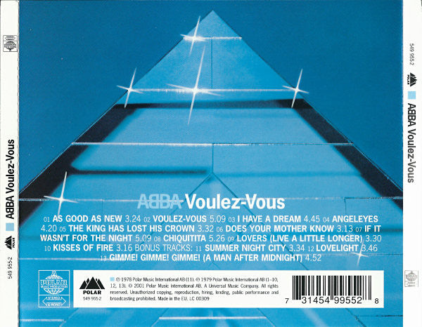 CD ABBA – Voulez-Vous