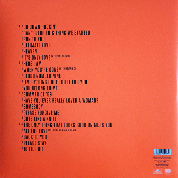 LP X2 Bryan Adams ‎– Ultimate