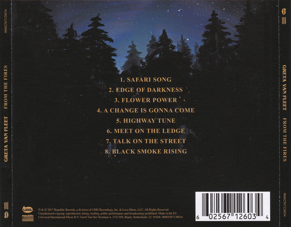CD Greta Van Fleet ‎– From The Fires