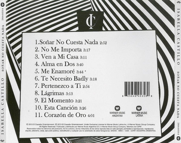 CD Isabella Castillo – Soñar No Cuesta Nada