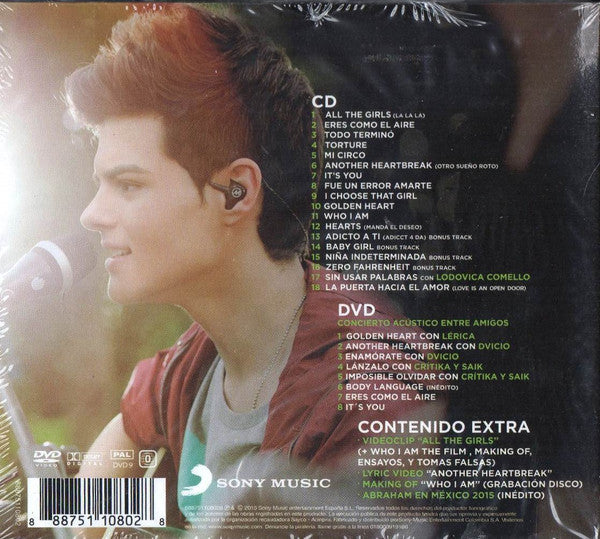 CD + DVD Abraham Mateo ‎– Who I Am