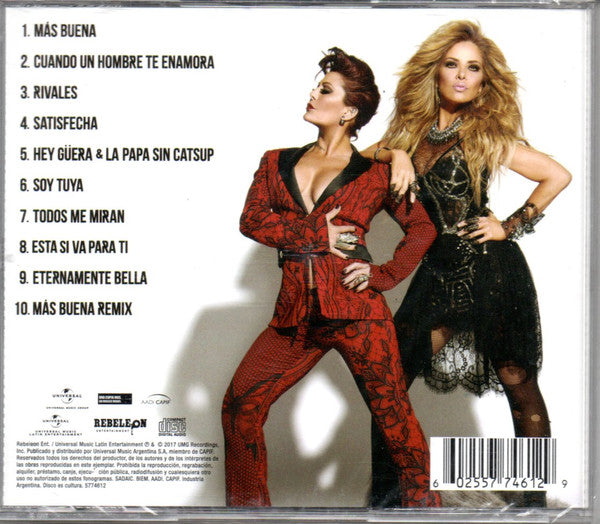 CD Gloria Trevi, Alejandra Guzmán ‎– Versus