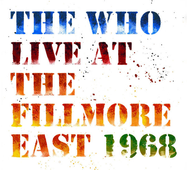 CDX2 The Who – Live At The Fillmore East 1968