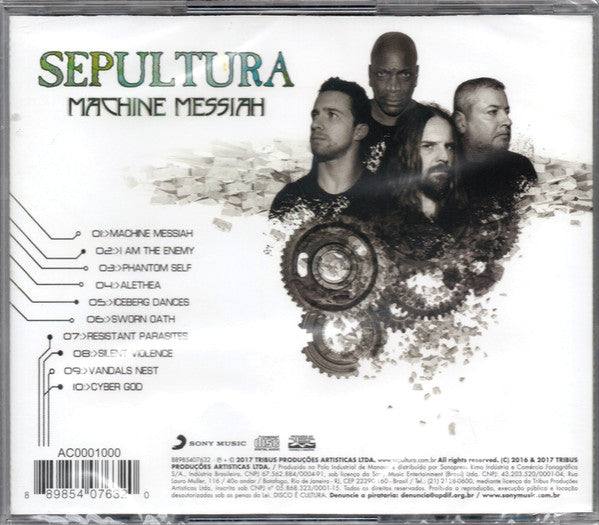 CD Sepultura ‎– Machine Messiah