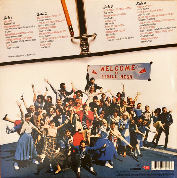 LP X2  Various ‎– Grease (The Original Soundtrack From The Motion Picture)