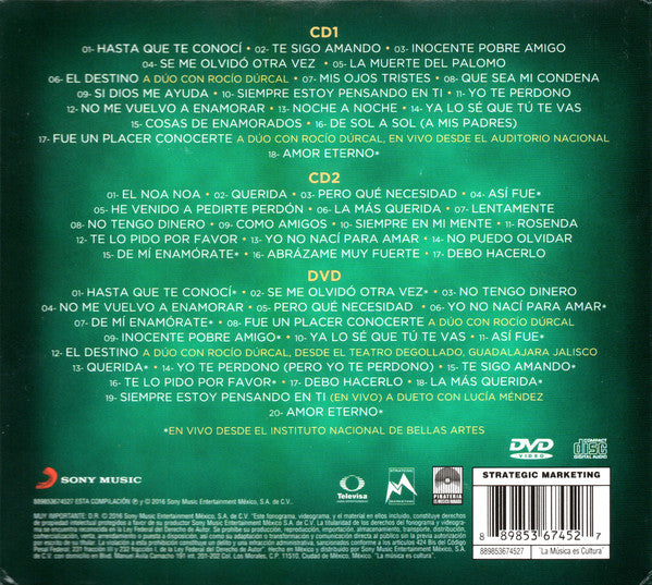 CDX2 + DVD  Juan Gabriel ‎– Mi Historia Musical