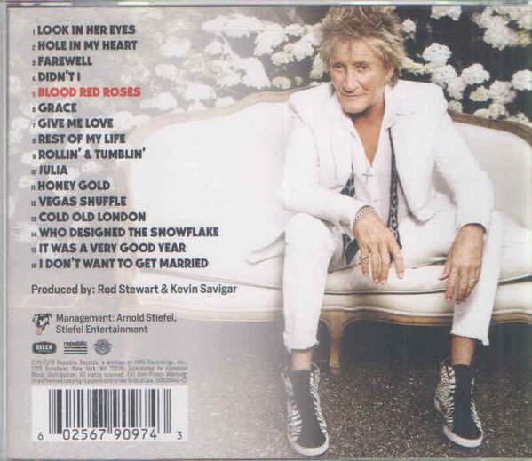 CD Rod Stewart ‎– Blood Red Roses (Edición deluxe)