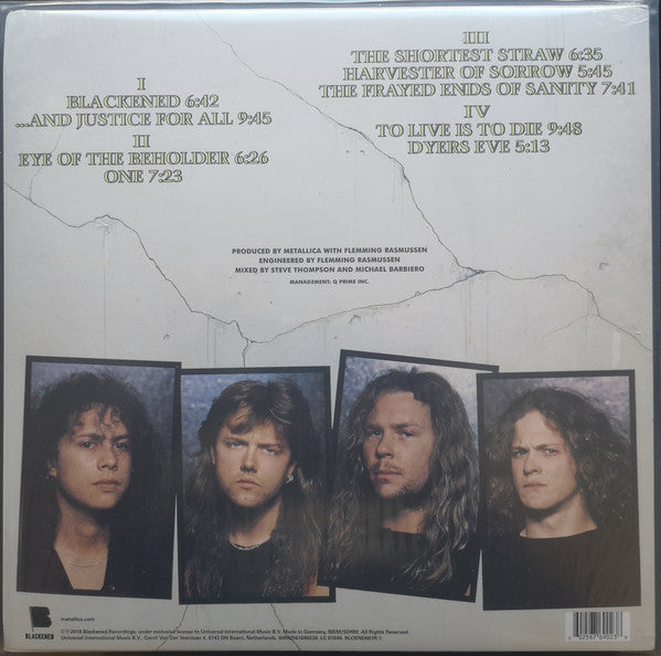 LPX2 ...AND JUSTICE FOR ALL METALLICA
