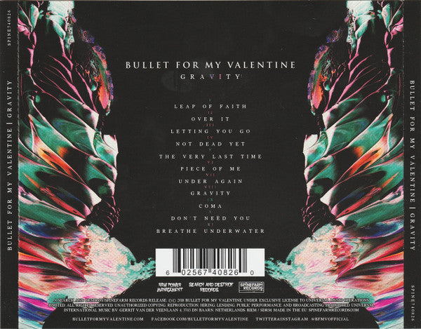CD Bullet For My Valentine - Gravity