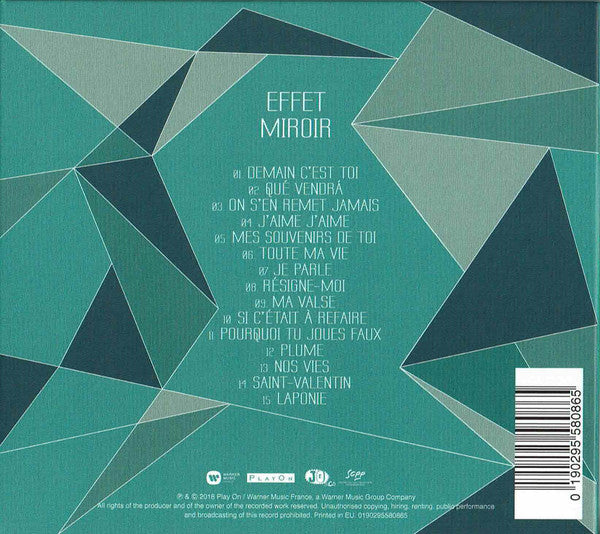 CD ZAZ ‎– Effet Miroir