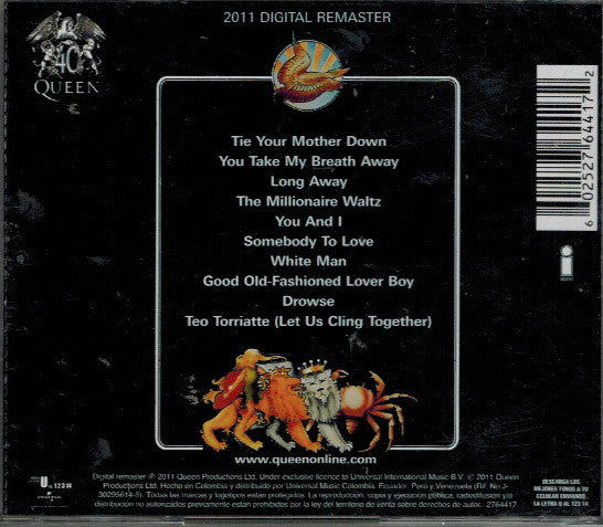 Queen ‎– A Day At The Races / CD