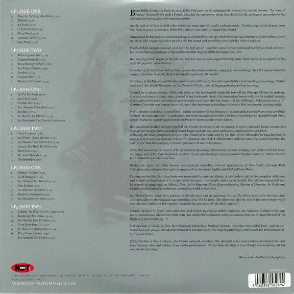 LP X3 Edith Piaf – The Platinum Collection
