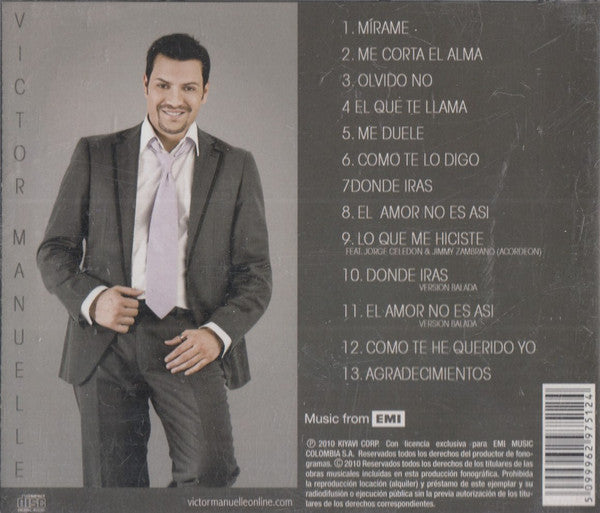 CD Victor Manuelle – Yo Mismo