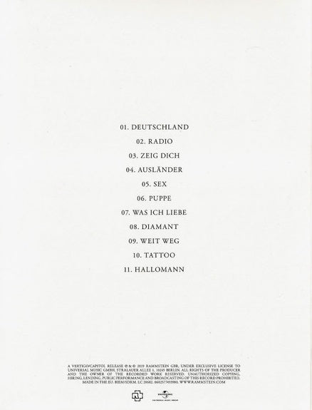 CD Rammstein – Untitled ( Special Edition )