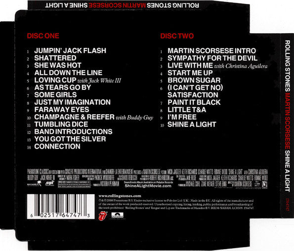 CDX2 Rolling Stones /Martin Scorsese – Shine A Light