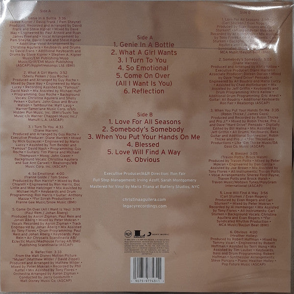 LP Christina Aguilera ‎– Christina Aguilera